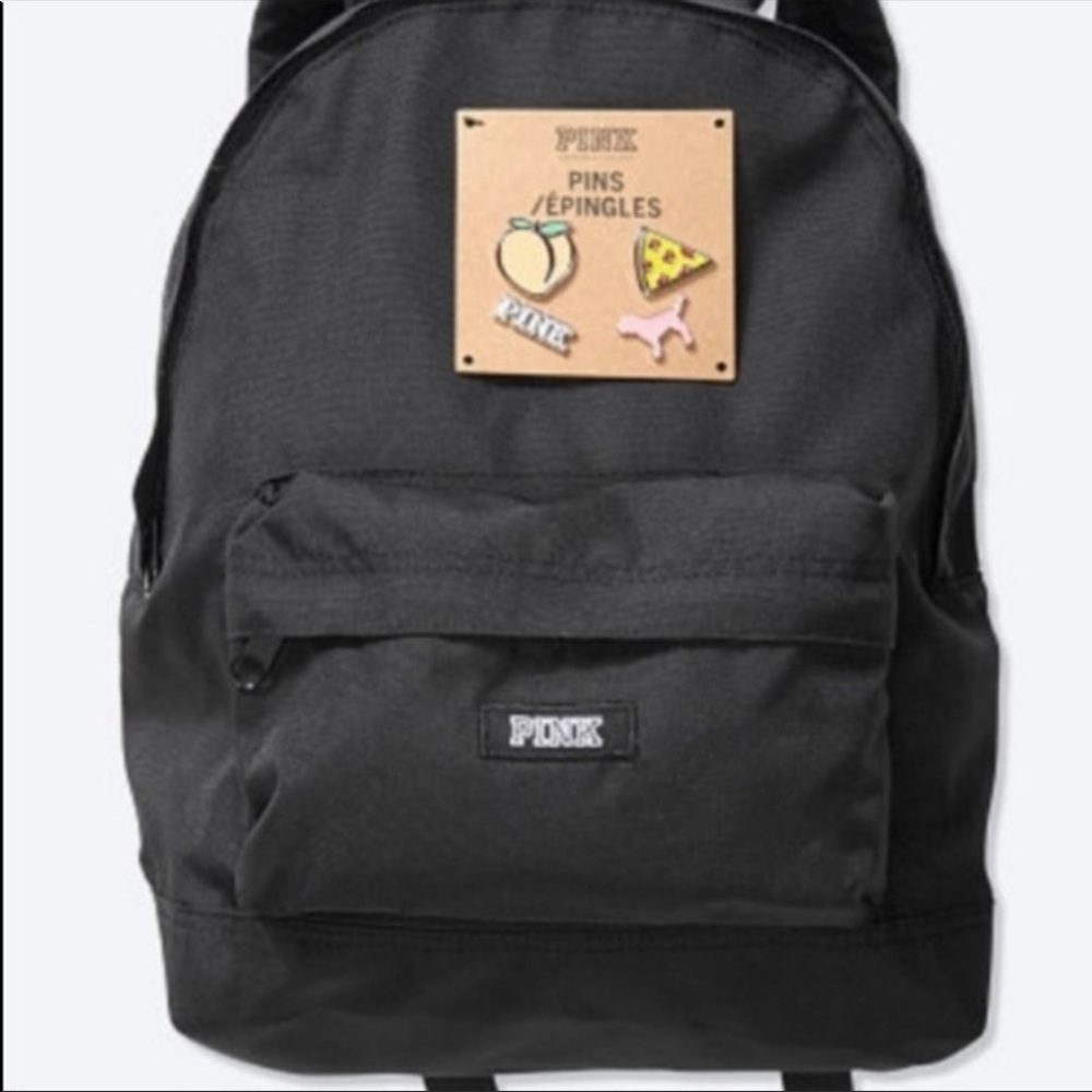 VS PINK Mini Backpack with Pins